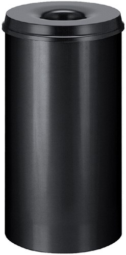 Corbeille à papier Vepa Bins anti-feu 50L 335mm noir 1 Stuk