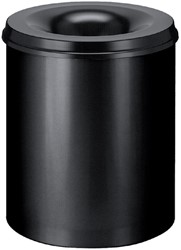 Corbeille à papier Vepa Bins anti-feu 80L 47cm noir 1 Stuk