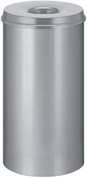 Corbeille à papier anti-feu Vepa Bins 50 litres 33,5cm gris clair 1 Stuk