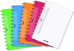 Cahier ADOC A4 ligné 144 pages 90g PP assorti 1 Stuk