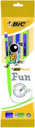 Portemine BIC Matic Fun HB 0,7mm blister 3 pièces 3 Stuk