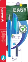 Stylo plume STABILO EASYbuddy droitier Medium bleu clair/bleu foncé blister 1 pièce 1 Stuk