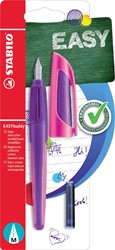 Stylo plume STABILO EASYbuddy droitier M violet/magenta blister 1 pièce 1 Stuk