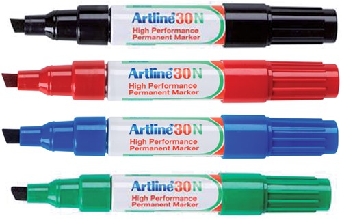 Marqueur Artline 30 biseauté bleu 2-5mm 1 Stuk-2