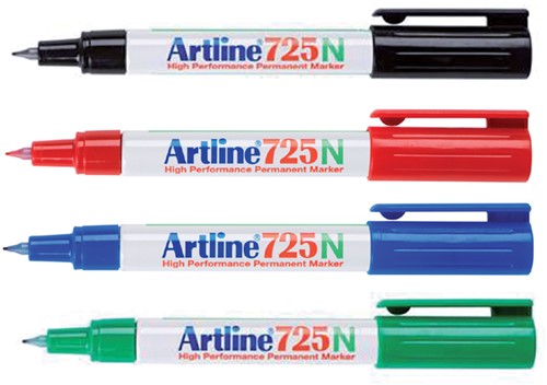 Fineliner Artline 725 rond F blauw 1 Stuk-2