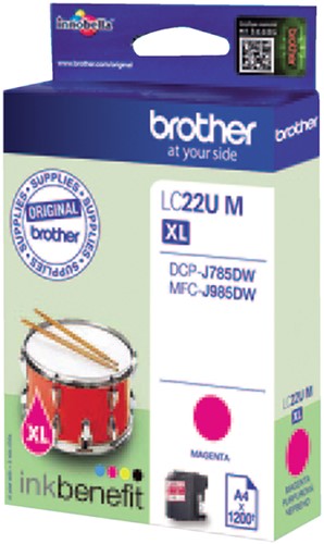 Cartouche d'encre Brother LC-225UM rouge 1 Stuk-3