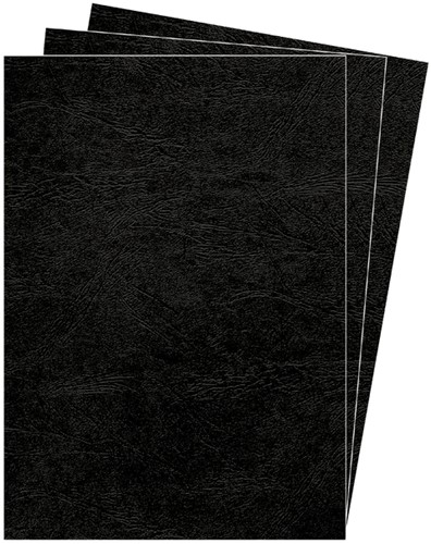 Couverture Fellowes A4 similicuir noir 100 pièces 100 Stuk-3