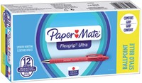 Balpen Papermate Flexgrip Ultra M rood 1 Stuk-2