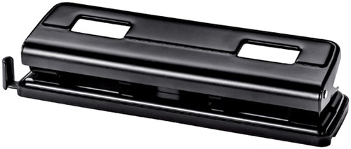 Perforateur Quantore de luxe 4 trous 10 feuilles avec réglette 1 Stuk