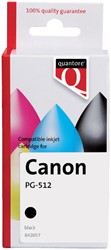 Inktcartridge Quantore Canon Pg-512 zwart 1 Stuk
