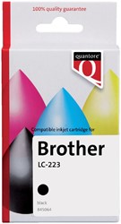 Inktcartridge Quantore Brother Lc-223 zwart 1 Stuk