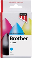 Cartouche d’encre Quantore alternative pour Brother LC-223 bleu 1 Stuk