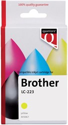 Cartouche d’encre Quantore alternative pour Brother LC-223 jaune 1 Stuk