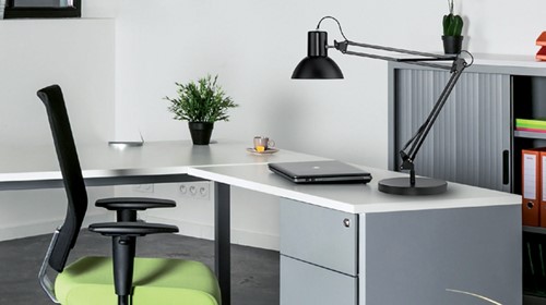 Lampe de bureau Unilux Success 66 LED pince noir 1 Stuk-1