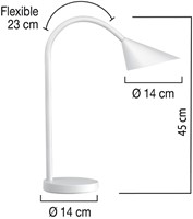 Lampe de bureau Unilux Sol LED blanc 1 Stuk-2