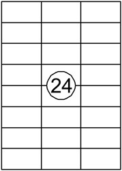 Etiquette Quantore 70x37mm blanc 360 pièces 15 Vel