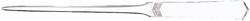 Ouvre-lettres MAULslim plat inox lame étroite de 245mm blister 1 pièce 1 Stuk