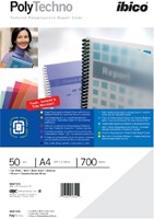 Couverture GBC PolyTechno A4 700 micron blanc glacé 50 pièces 50 Stuk-2