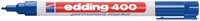 Marqueur edding 400 ogive 1mm bleu 1 Stuk
