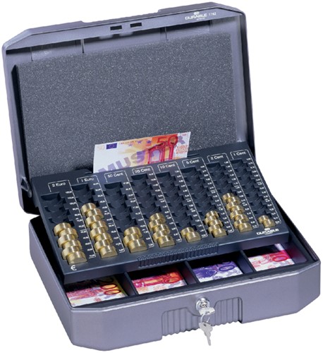 Coffret caisse Durable 352x120x276mm gris foncé 1 Stuk