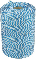 Ficelle Muller coton 50g 45m bleu/blanc 1 Stuk
