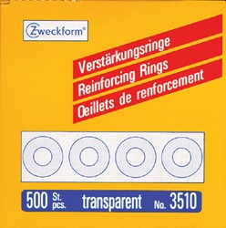Oeillets de renforcement Avery 3510 13mm transparent 500 pièces 1 pak