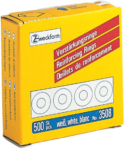 Oeillets de renforcement Avery 3508 13mm blanc 500 pièces 1 pak