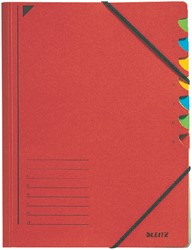 Trieur Leitz 7 intercalaires carton rouge 1 Stuk