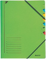 Trieur Leitz 7 intercalaires carton vert 1 Stuk-2