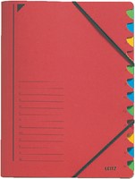 Trieur Leitz 12 intercalaires rouge 1 Stuk