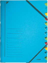 Trieur Leitz 12 intercalaires carton bleu 1 Stuk