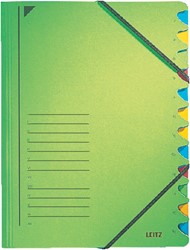Trieur Leitz 12 intercalaires carton vert 1 Stuk