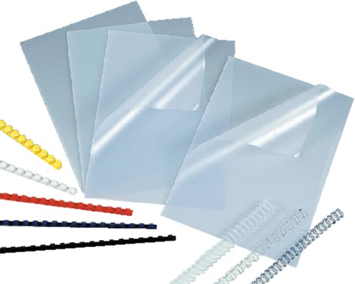 Couverture GBC A4 PVC 300 microns transparent 100 pièces 100 Stuk-2