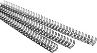 Peigne métallique GBC 10mm US/21 anneaux A4 argent 100 pièces 100 Stuk-2