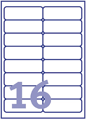 Etiket Avery J8162-40 99.1x33.9mm wit 640st 40 Vel-2