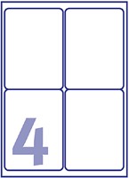Etiquette Avery J8169-25 99,1x139mm blanc 100 pièces 25 Vel-2