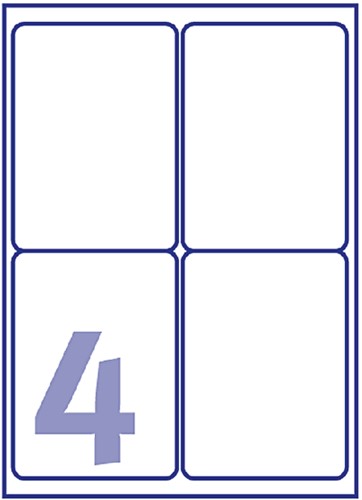 Etiquette Avery J8169-25 99,1x139mm blanc 100 pièces 25 Vel-2