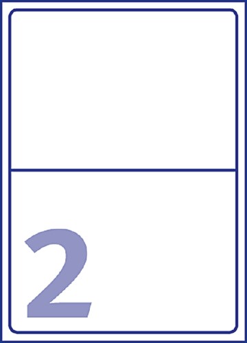 Etiquette Avery amovible L4734REV-25 199,3x143,5mm 50 pièces 25 Vel-2