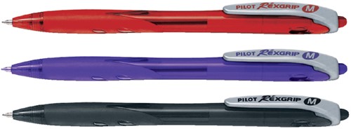 Stylo bille PILOT Begreen Rexgrip Medium bleu 1 Stuk-2