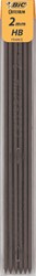 Mine portemine BIC Criterium 2mm HB tube 6 pièces 6 Stuk