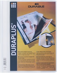 Chemise à lamelle Durable Duraplus A4 blanc 1 Stuk