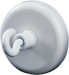 Aimant avec crochet Dahle 36mm force portante 8kg blanc 1 Stuk