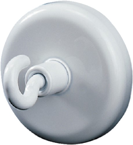 Aimant avec crochet Dahle 36mm force portante 8kg blanc 1 Stuk