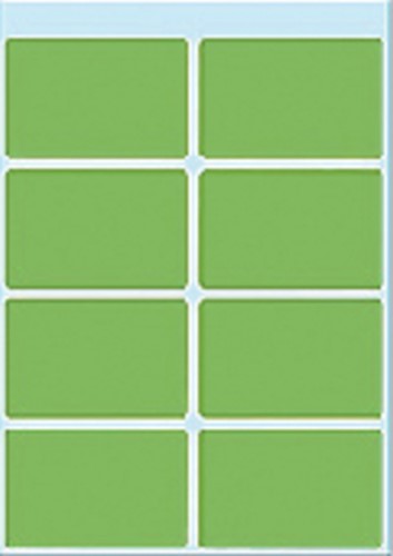 Etiket HERMA 3695 26x40mm groen 40stuks 5 Vel