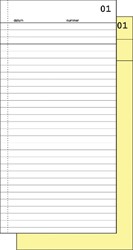 Carnet de commission Expres SI-30020 210x105mm 50x2 feuilles 1 Stuk