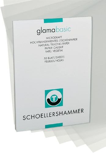 Ontwerpblok Schoellershammer A4 60 65gr tr 50v 50 Vel