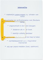 Mécanisme de reliure Djois JalemaClip Stick-up jaune AC 10 pièces 10 Stuk-3