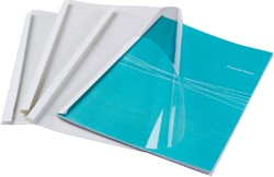 Chemise thermique GBC A4 10mm transparent/blanc 100 pièces 100 Stuk