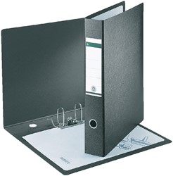 Classeur à levier Leitz 1072 A3 180° sans encoches ni renforts 77mm carton A3 droit noir 1 Stuk
