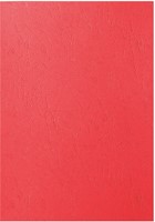 Couverture GBC A4 similicuir rouge 100 pièces 100 Stuk